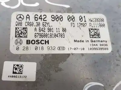 Second-hand car spare part ecu engine control for mercedes-benz sprinterii caja cerrada 3.0 cdi oem iam references a6429000001 0281018932 