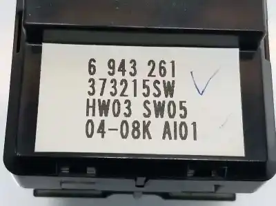 Peça sobressalente para automóvel em segunda mão botão / interruptor elevador vidro dianteiro esquerdo por bmw 5 (e60) 525 d referências oem iam 61316943261  61316951924
