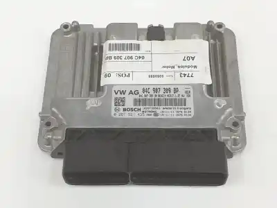 Peça sobressalente para automóvel em segunda mão centralina de motor uce por volkswagen troc 1.0 tsi referências oem iam 04c907309bp