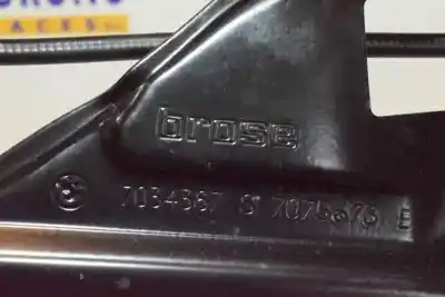 Second-hand car spare part rear left window regulator for bmw 5 (e60) 520 d oem iam references 51357075673  51357184745