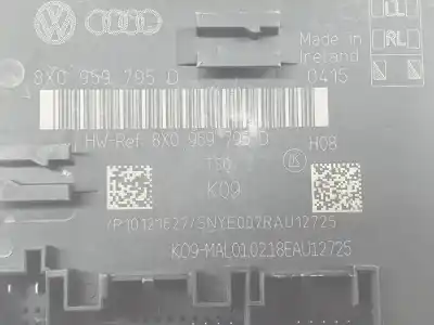 Second-hand car spare part electronic module for audi a1 sportback 1.0 tfsi oem iam references 8x0959795d  8x0959795d