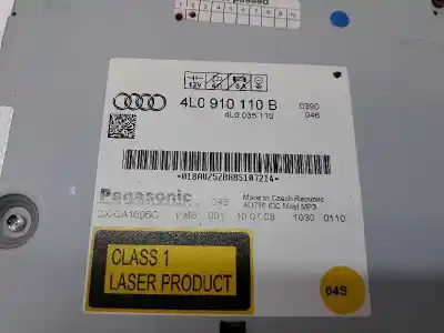 Автозапчасти б/у аудиосистема / радио cd за audi q7 (4l) v6 3.0 tdi (176kw) ambiente ссылки oem iam 4l0910110b  4l0910110b