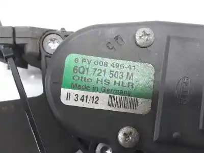 Автозапчастина б/у педальний потенціометр для seat toledo iv (kg3) 1.6 tdi посилання на oem iam 6q1721503m  6pv00849641 Автозапчастина б/у педальний потенціометр для seat toledo iv (kg3) 1.6 tdi посилання на oem iam 6q1721503m  6pv00849641