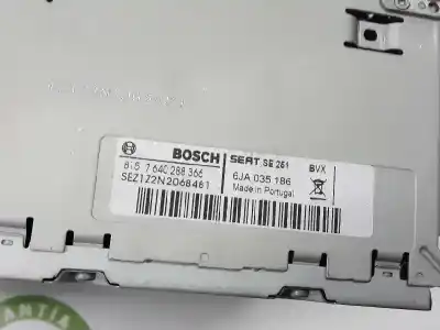 Автозапчасти б/у аудиосистема / радио cd за seat toledo iv (kg3) 1.6 tdi ссылки oem iam 6ja035186  se251 7640288366 Автозапчасти б/у аудиосистема / радио cd за seat toledo iv (kg3) 1.6 tdi ссылки oem iam 6ja035186  se251 7640288366
