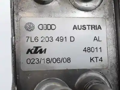 Автозапчастина б/у дизельний радіатор для audi q7 (4l) v6 3.0 tdi (176kw) ambiente посилання на oem iam 7l6203491d  7l6203491d