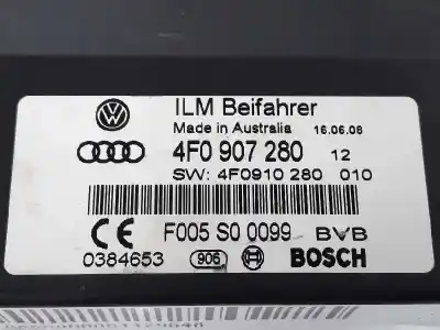 Автозапчасти б/у электронный модуль за audi q7 (4l) v6 3.0 tdi (176kw) ambiente ссылки oem iam 4f0907280  4f0907280