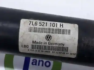 Автозапчасти б/у передняя центральная трансмиссия за audi q7 (4l) v6 3.0 tdi (176kw) ambiente ссылки oem iam 7l0521101h  7l0521101h