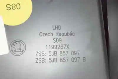 Автозапчастина б/у бардачок для seat toledo iv (kg3) 1.6 tdi посилання на oem iam 5jb857097e  5jb857097 Автозапчастина б/у бардачок для seat toledo iv (kg3) 1.6 tdi посилання на oem iam 5jb857097e  5jb857097