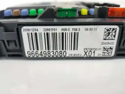 Second-hand car spare part fuse box unit for citroen ds3 base oem iam references 9664983080  22661f01