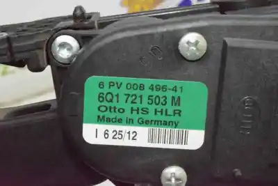 Автозапчастина б/у педальний потенціометр для seat toledo iv (kg3) 1.6 tdi посилання на oem iam 6q1721503m  6q1721503m Автозапчастина б/у педальний потенціометр для seat toledo iv (kg3) 1.6 tdi посилання на oem iam 6q1721503m  6q1721503m