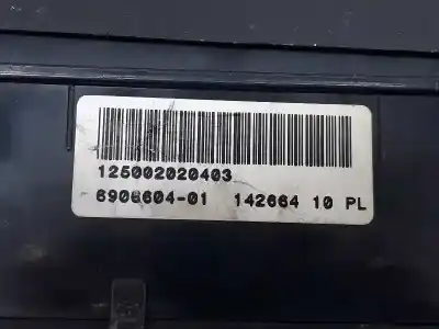 Second-hand car spare part fuse box unit for bmw mini (r56) 1.6 diesel cat 90 cv / 66 kw oem iam references 6906604  