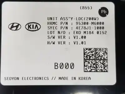 Second-hand car spare part electronic module for kia ceed drive 110 cv / 81 kw oem iam references 4e78j11000  4e78j11000