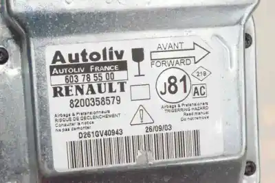 Автозапчасти б/у блок управления подушками безопасности за renault espace iv (jk0/1_) 2.2 dci (jk0h) ссылки oem iam 8200358579  603785500