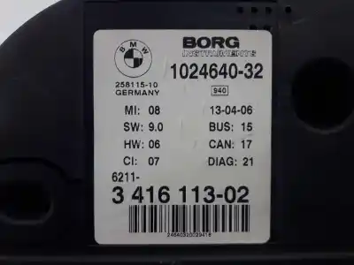 Peça sobressalente para automóvel em segunda mão quadrante por bmw x3 (e83) 2.0 d referências oem iam 62113416113  102464032