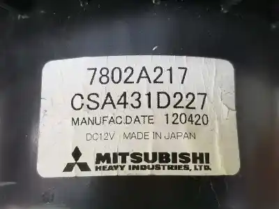 Автозапчасти б/у нагревательный вентилятор за mitsubishi asx (ga0w) motion 4wd ссылки oem iam 7802a217  7802a217
