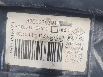 Автозапчастина б/у права фа для renault kangoo (f/kc0) 1.9 diesel посилання на oem iam 8200236591  8200236591