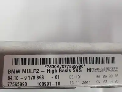 Peça sobressalente para automóvel em segunda mão módulo eletrónico antena por bmw x5 (e70) 3.0 d referências oem iam 84109178898  84109178898