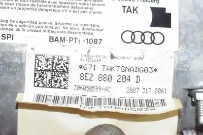 Second-hand car spare part front right air bag for audi a4 b7 avant (8ed) 2.0 tdi 16v oem iam references 8e2880204d  8e2880204d