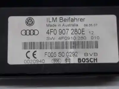Second-hand car spare part electronic module for audi q7 (4l) 3.0 v6 24v tdi oem iam references 4f0907280e  f005s00292