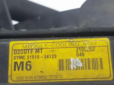 Second-hand car spare part radiator cooling fan for ssangyong korando 2.0 td oem iam references 2132134020  2132134020