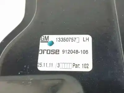 Автозапчастина б/у регулятор вікна передній лівий для opel astra j (p10) 1.7 cdti (68) посилання на oem iam 13350757  13350757