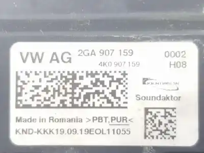 Second-hand car spare part electronic module for volkswagen troc 2.0 tsi oem iam references 2ga907159  2ga907159