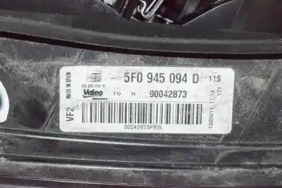 Second-hand car spare part right tailgate door light for seat leon (5f1) reference oem iam references 5f0945094d  90042873