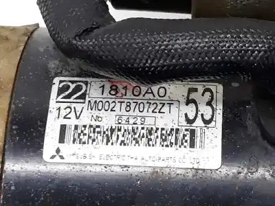 Pezzo di ricambio per auto di seconda mano motorino di avviamento per mitsubishi l 200 (ka0/kb0) cabina doble invite 4x4 riferimenti oem iam 1810a053  1810a053
