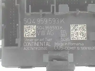 Peça sobressalente para automóvel em segunda mão módulo eletrônico por volkswagen troc 2.0 tsi referências oem iam 5q4959593k  a2c7678120500