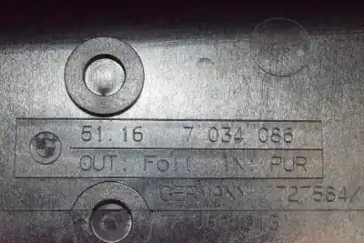 Pezzo di ricambio per auto di seconda mano bracciolo centrale per bmw 5 (e60) 520 d riferimenti oem iam 51167059981  51167034086