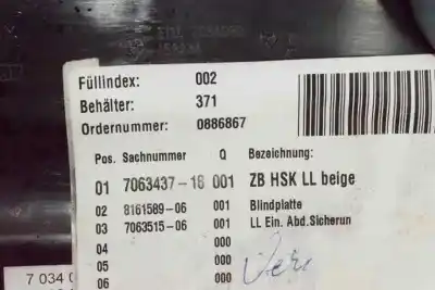 Peça sobressalente para automóvel em segunda mão porta luvas por bmw 5 (e60) 520 d referências oem iam 51167063451  7063437