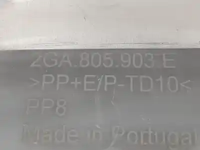 Peça sobressalente para automóvel em segunda mão molduras frontais por volkswagen troc 2.0 tsi referências oem iam 2ga805903e