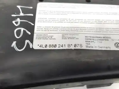 Автозапчастина б/у передня ліва бічна подушка безпеки для audi q7 3.0 v6 24v tdi посилання на oem iam 4l0880241b  4l0880241b