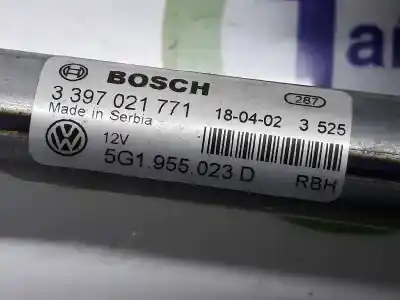 Автозапчастина б/у двигатель передніх склоочисників для volkswagen golf vii (5g1, bq1, be1, be2) 2.0 gti посилання на oem iam 5g1955023d  3397021771