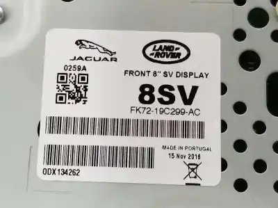 Second-hand car spare part multifunction display for land rover discovery sport 2.0 td4 cat oem iam references lr088625  fk7219c299ac