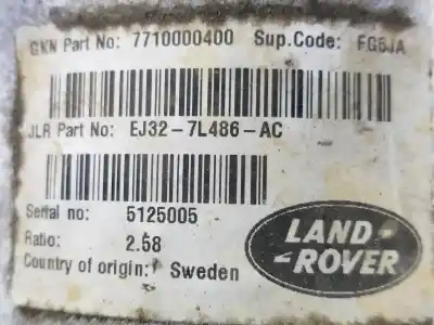 Автозапчасти б/у передний дифференциал за land rover range rover evoque 2.0 td4 ссылки oem iam ej327l486ac  ej327l486ac