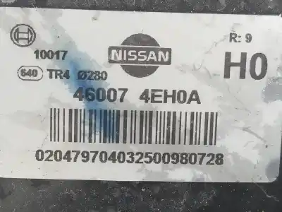 Автозапчасти б/у тормозной серво за nissan qashqai (j11) 1.6 cat 163 cv / 120 kw ссылки oem iam 460074eh0a  472104eh0j