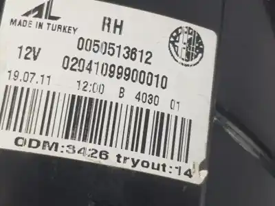 Автозапчасти б/у правый задний фонарь за alfa romeo giulietta (940_) 2.0 jtdm (940.fxl1a) ссылки oem iam 50513612  50513612