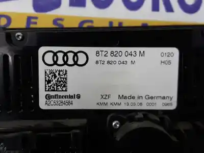Автозапчастина б/у клімат-контроль для audi a4 b8 (8k2) 2.0 tdi посилання на oem iam 8t2820043m  8t2820043af
