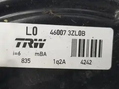 Автозапчастина б/у гальмівний серво для nissan pulsar fastback (c13) 1.5 dci посилання на oem iam 460073zl0b  