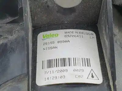 İkinci el araba yedek parçası sol sis lambasi için nissan qashqai / qashqai +2 i (j10, nj10, jj10e) 1.5 dci oem iam referansları 261558990a  89206411