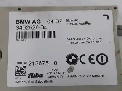 Peça sobressalente para automóvel em segunda mão módulo eletrónico antena por bmw x3 (e83) 2.0 d referências oem iam 3402526  65203402526