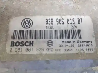 Автозапчастина б/у ебу контролер двигуна для seat toledo ii (1m2) 1.9 tdi посилання на oem iam 038906018bt  0281001926 Автозапчастина б/у ебу контролер двигуна для seat toledo ii (1m2) 1.9 tdi посилання на oem iam 038906018bt  0281001926