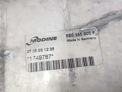 Автозапчасти б/у интеркулер за audi a4 b6 avant (8e5) 1.9 tdi ссылки oem iam 8e0145805f  8e0145805f