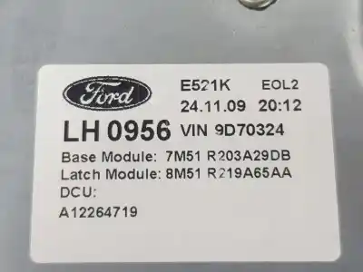Second-hand car spare part driver left window regulator for ford kuga (cbv) 2.0 tdci cat oem iam references 1738645  3m51r23201da