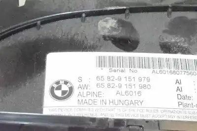 Second-hand car spare part multifunction display for bmw 5 (e60) 535 d oem iam references 65829151979  65829151980