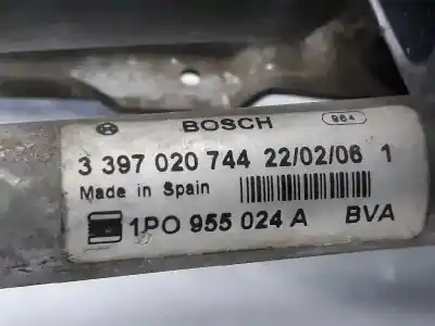 Pezzo di ricambio per auto di seconda mano tiranti e motorino del tergicristallo anteriore per seat leon 1.9/tdi-pd-(bxe)-5p-105cv riferimenti oem iam 1p0955024a 3397020744 1p0955120b 