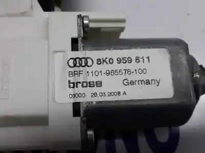 Автозапчастина б/у двиг скла задне ліво для audi a4 b8 (8k2) 2.0 tdi посилання на oem iam 8k0959811  8k0959811