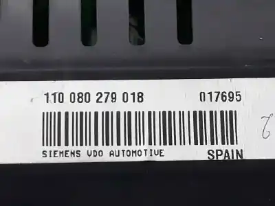 Pièce détachée automobile d'occasion compteur de vitesse tableau de bord pour seat leon 1.9/tdi-pd-(bxe)-5p-105cv références oem iam 1p0920804c 110080279018 