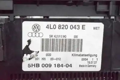 Pezzo di ricambio per auto di seconda mano controllo climatico per audi q7 (4l) 3.0 v6 24v tdi riferimenti oem iam 4l0820043e  4l0910043